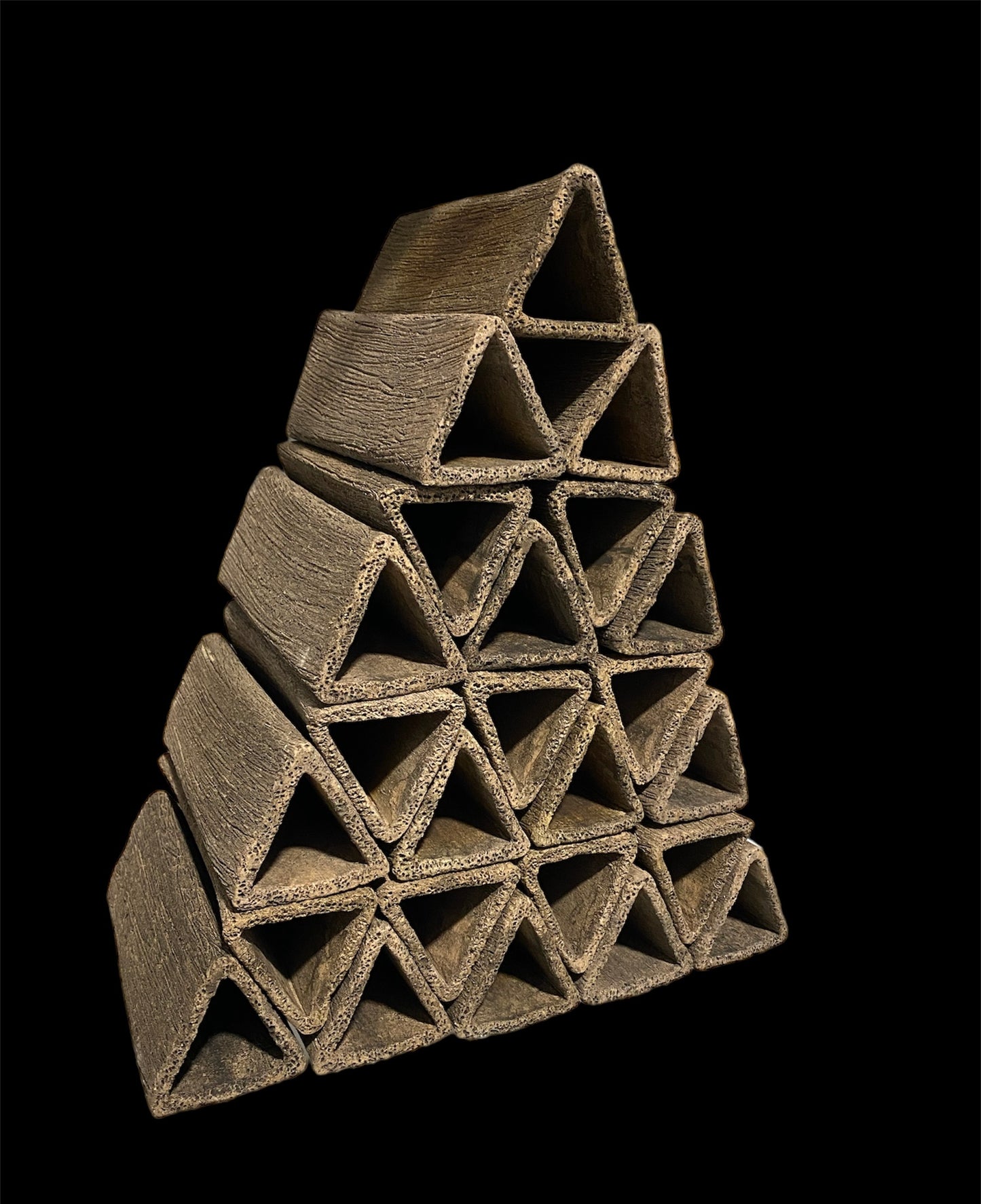 Large triangular ceramic breeding cave